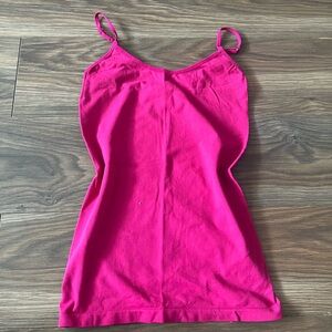 Dynamite Hot Pink Slim Cami Tank Top